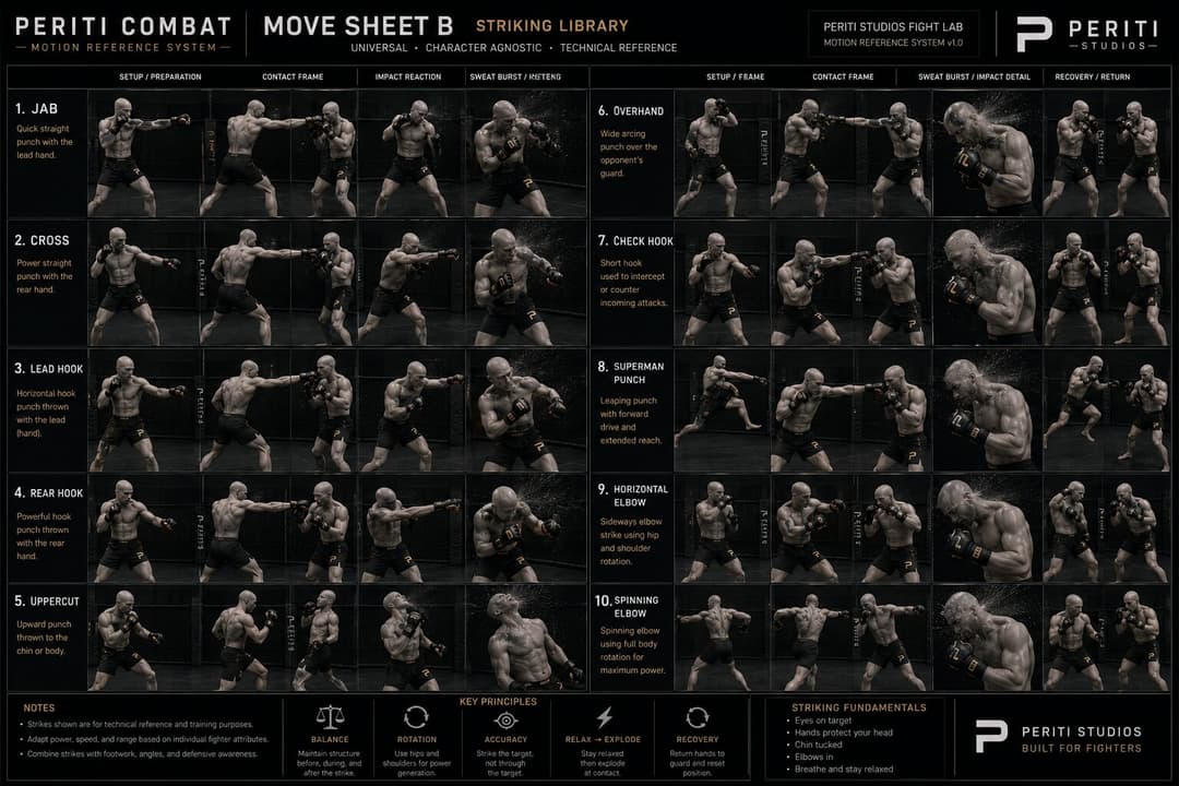 Striking Periti Combat system